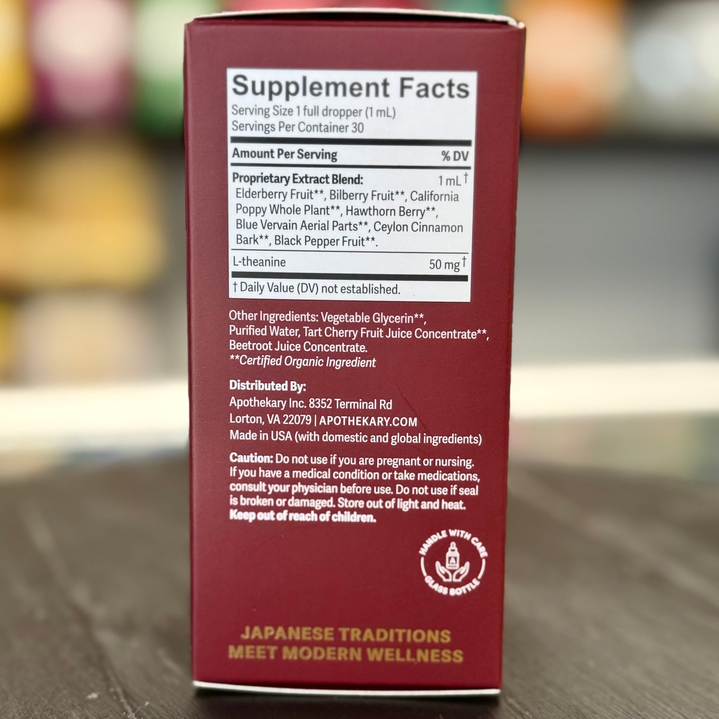 Apothékary Wine Down Tincture