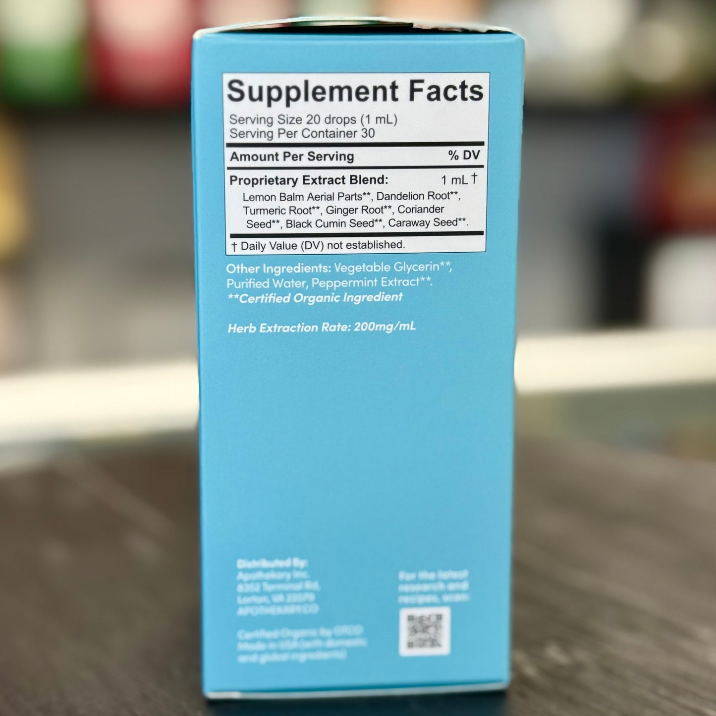 Apothékary Rescue Bloat Tincture