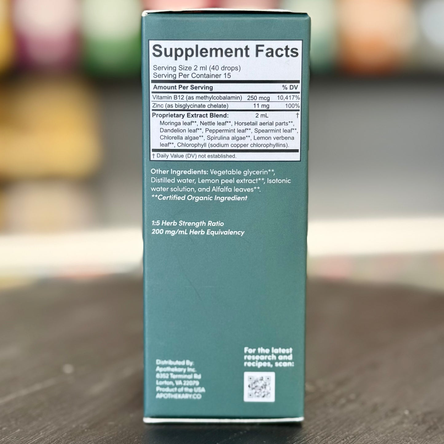 Apothékary Your Wildest Greens Tincture