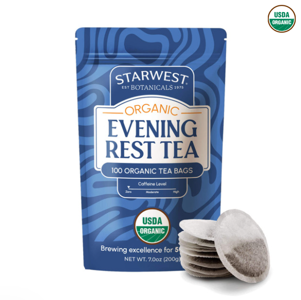 Starwest Botanicals Organic Evening Rest Tea